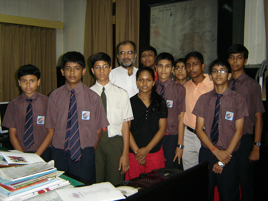 AIBSKA Students with Kolkata Mayor, 2008